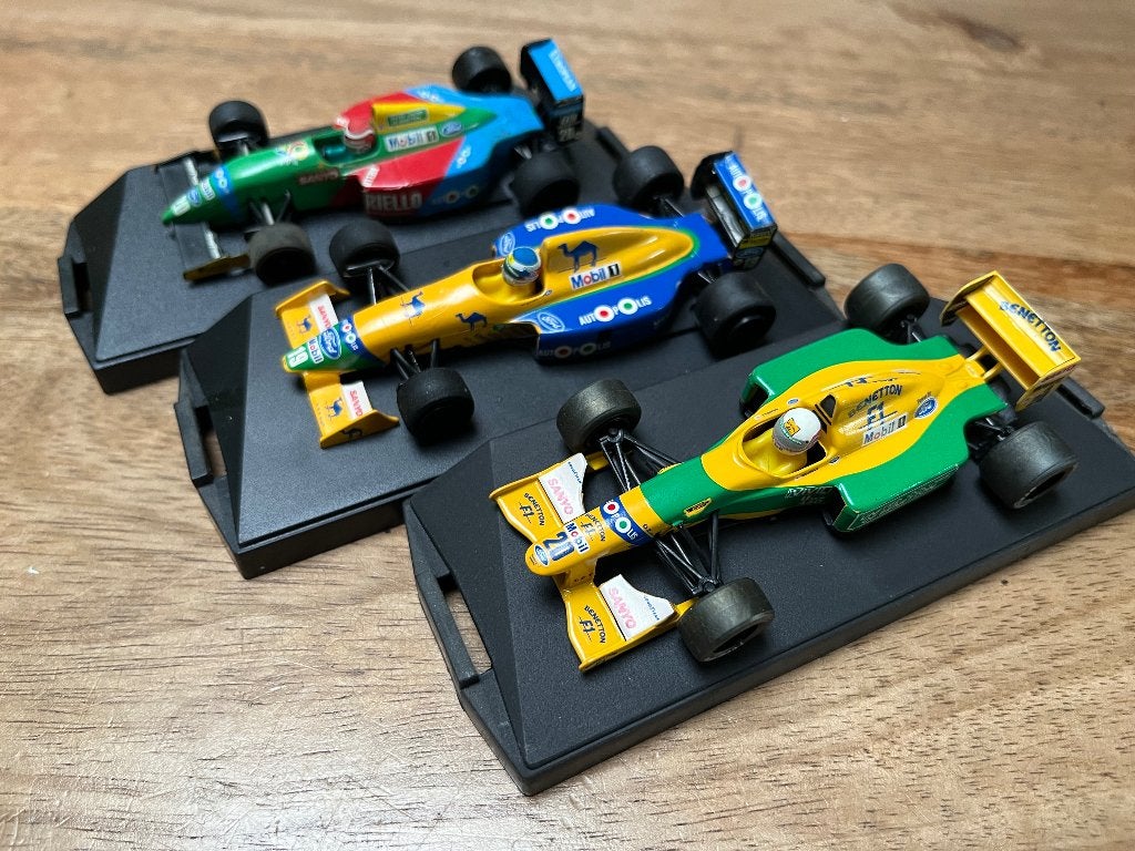 Benetton F1 Onyx Model Cars 1:43 - 3 stuks, Ophalen of Verzenden, Zo goed als nieuw, Auto, Overige merken
