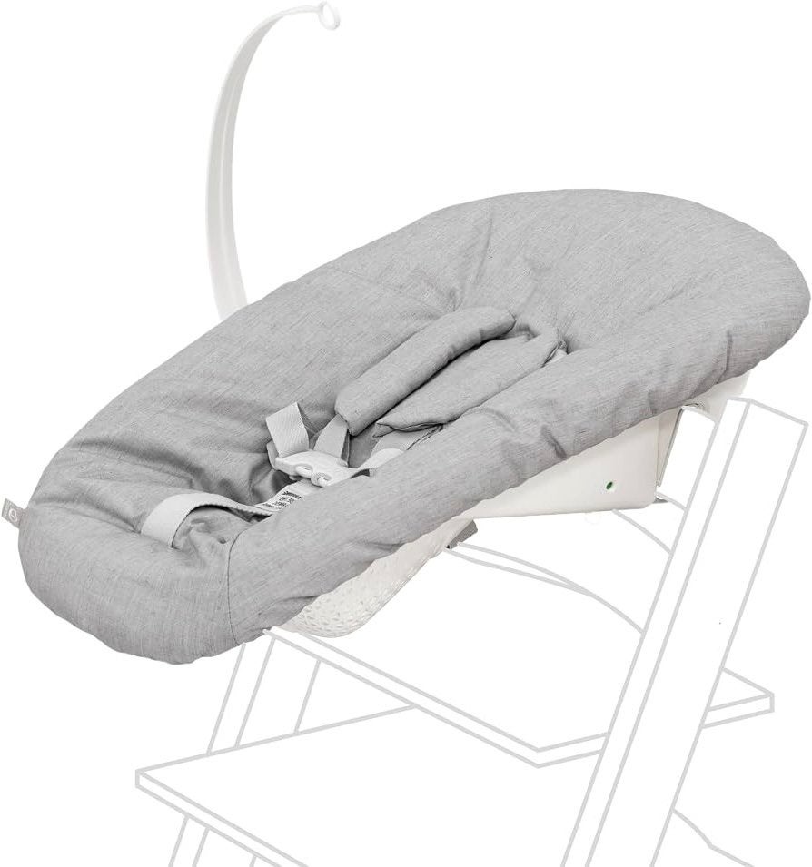 stokke tripp trapp new born set kinderstoel, grijs, Kinderen en Baby's, Ophalen of Verzenden, Nieuw, Meegroeistoel