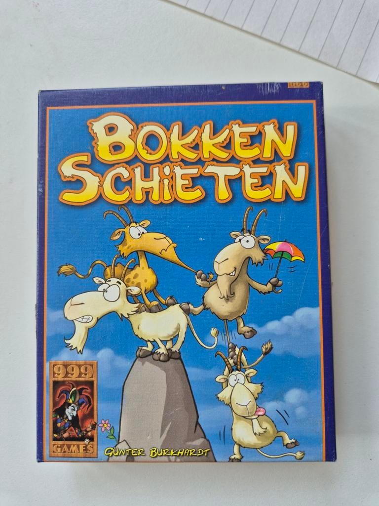 Bokken Schieten - Leuk kaartspel van 999 Games, Vijf spelers of meer, Ophalen of Verzenden, Gebruikt, 999 Games
