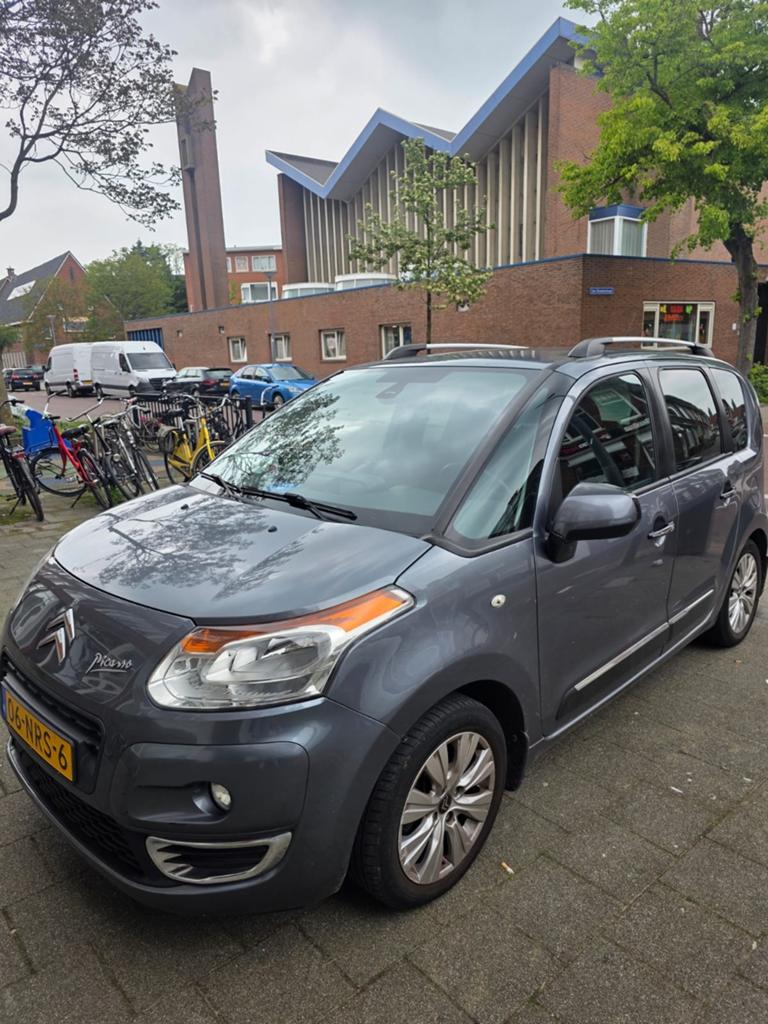 Citroën C3 Picasso 1.6 VTI 2010 Grijs, Auto's, Citroën, Voorwielaandrijving, Euro 5, Overige kleuren, Handgeschakeld