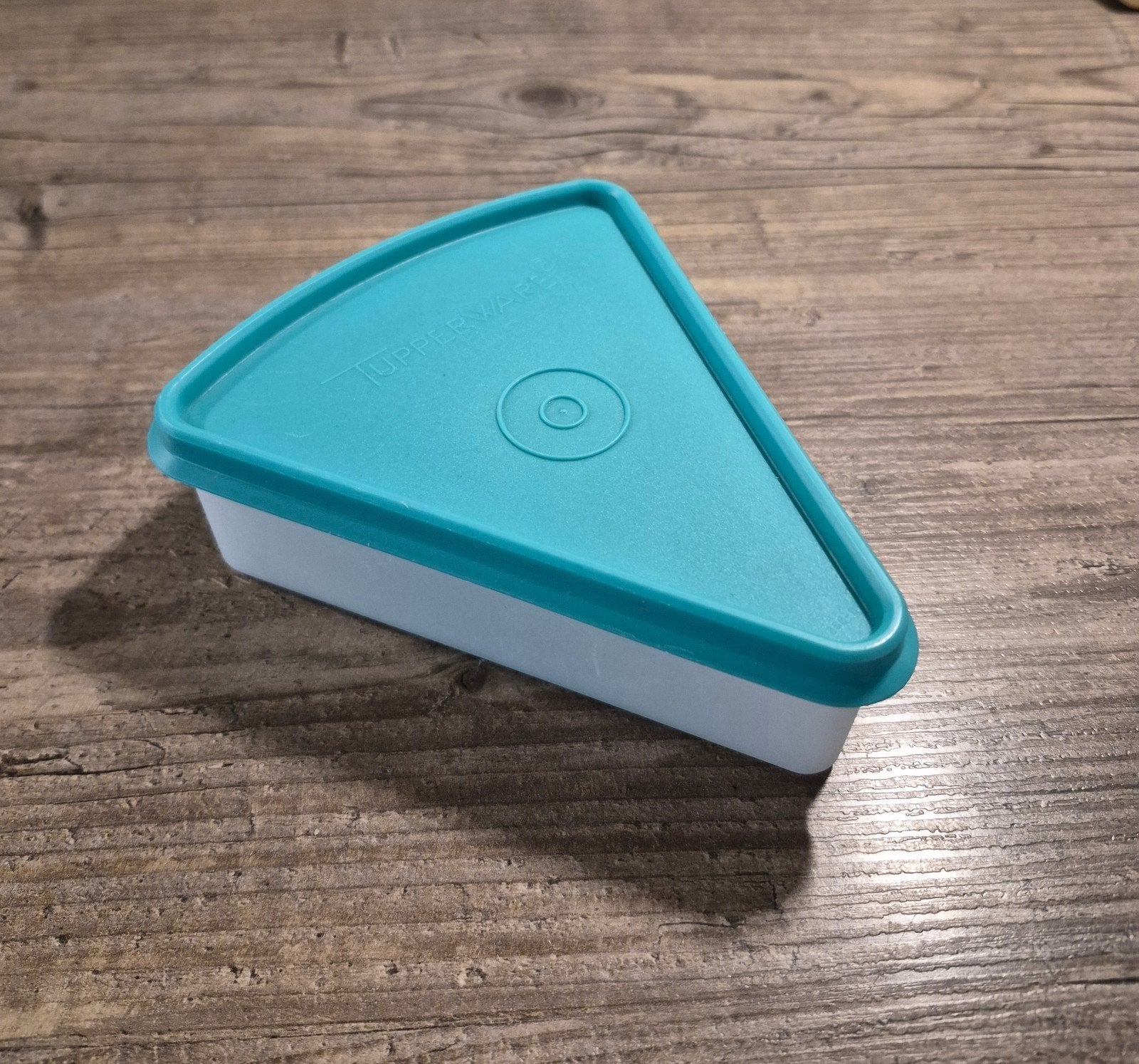 Tupperware taart doosje / brie doosje, Gebruikt, Overige typen, Ophalen of Verzenden, Met deksel