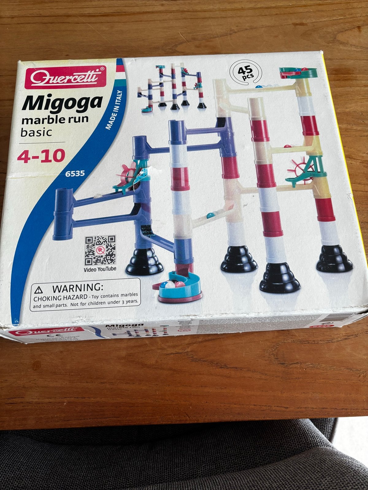 Quercetti Migoga knikkerbaan - Basic (45 stuks), Ophalen of Verzenden, Gebruikt, Jongen of Meisje