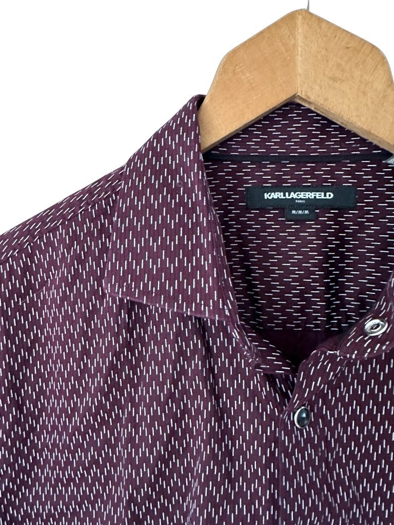Karl Lagerfeld blouse M, Kleding | Heren, Verzenden, Nieuw, Rood