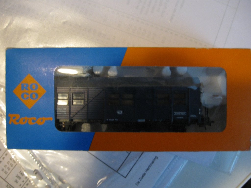 Modelspoor Ho Roco 4333B Onderhoudswagon DB, Gelijkstroom, Wagon, Ophalen of Verzenden, Zo goed als nieuw