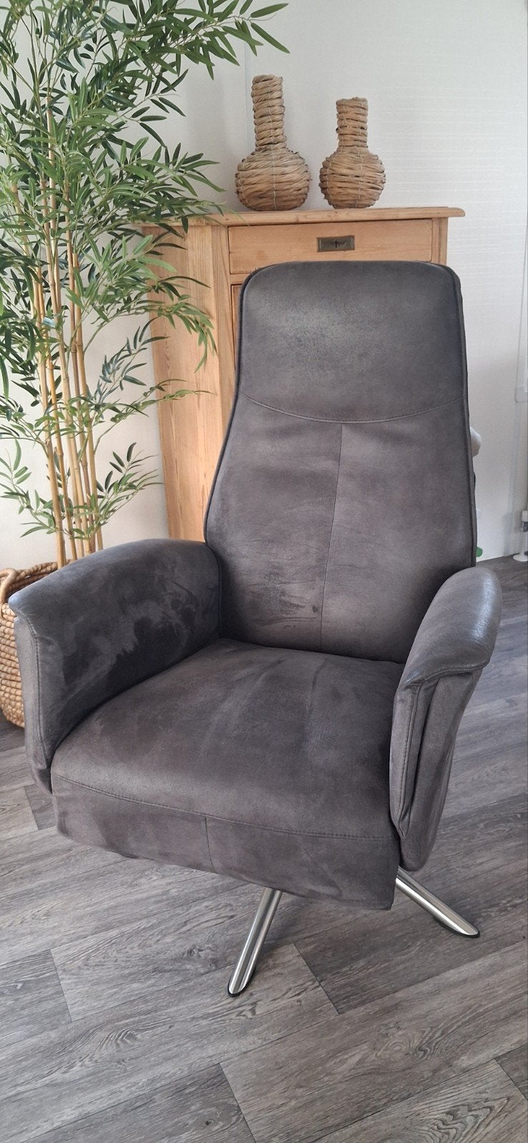 Draaifauteuils, Huis en Inrichting, Fauteuils, Ophalen, Minder dan 75 cm, Zo goed als nieuw, Stof