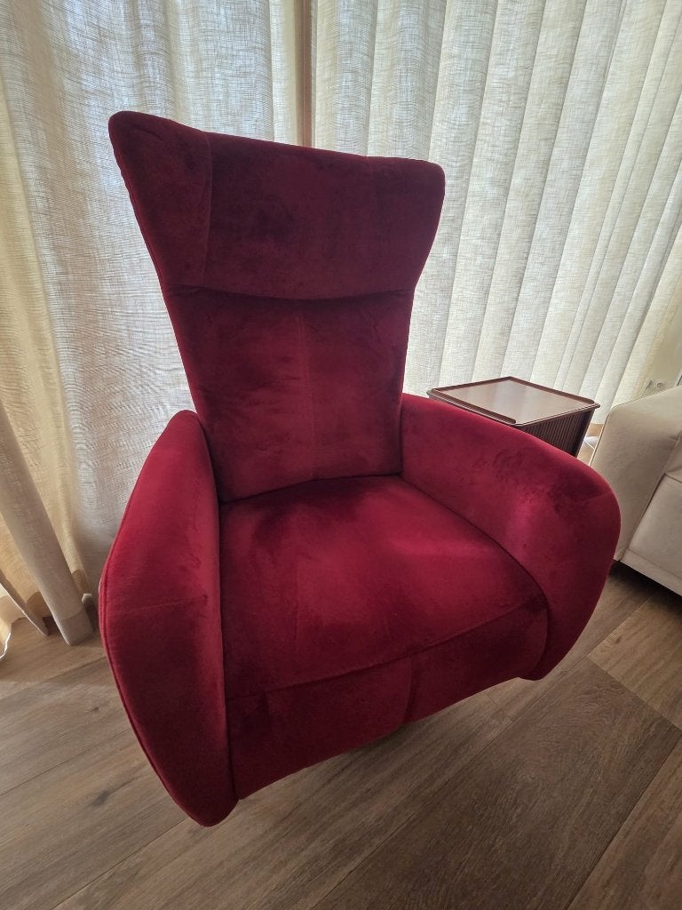 Prominent Sta op stoel Sorrisso bordeaux rood, Ophalen, 75 tot 100 cm, Zo goed als nieuw, 75 tot 100 cm