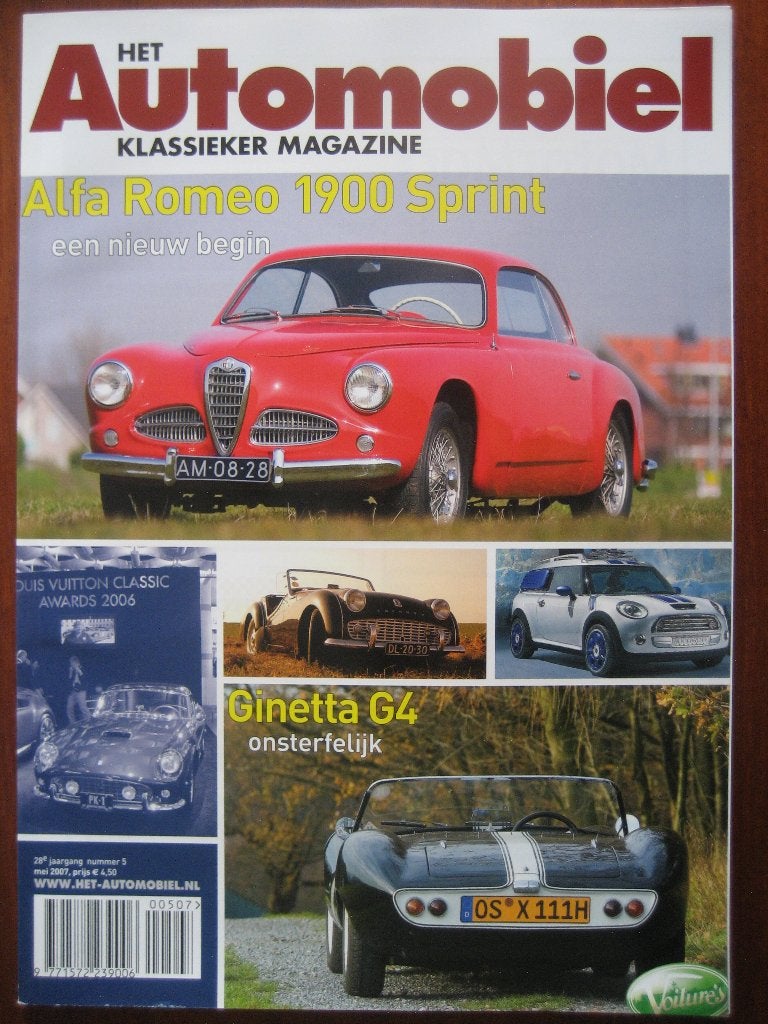 Het Automobiel nr 5 2007 Triumph TR3b Alfa Romeo 1900 Sprint, Ophalen of Verzenden, Nieuw, Alfa Romeo