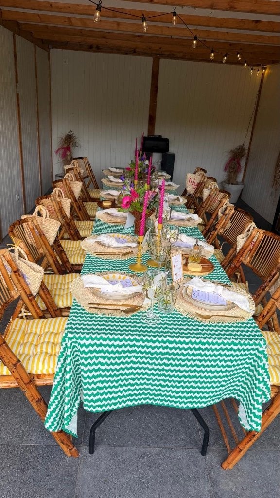 Tafelkleding set voor 12 personen, ideaal voor 21 diner, Ophalen, Nieuw, Verjaardag