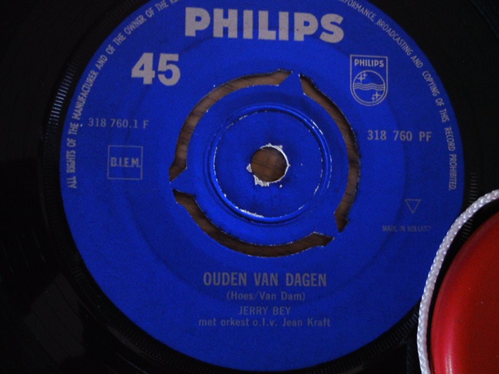 Jerry Bey - Ouden Van Dagen // levenslang  18s, Cd's en Dvd's, 7 inch, Ophalen of Verzenden, Zo goed als nieuw, Beschermende buitenhoes