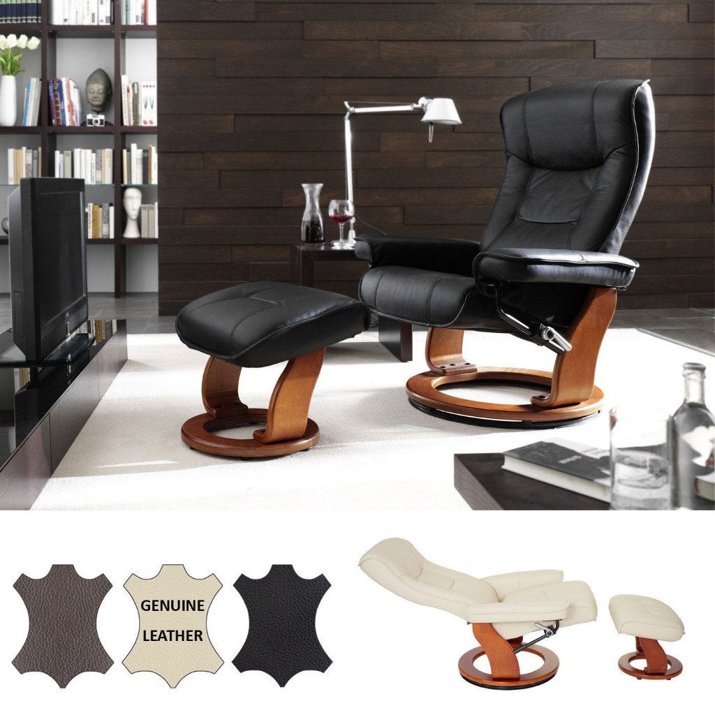 Chique Comfortabele Hamilton Relax-Faureuil Design TV-Stoel, Hout, Nieuw, 75 tot 100 cm, Ophalen of Verzenden