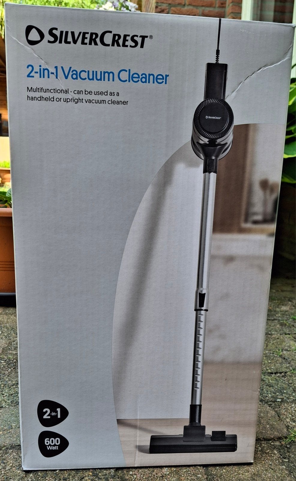 SilverCrest 2-in-1 Stofzuiger SHZK 600 C3 - 600W, Overige merken, Zo goed als nieuw, Minder dan 1200 watt, Reservoir