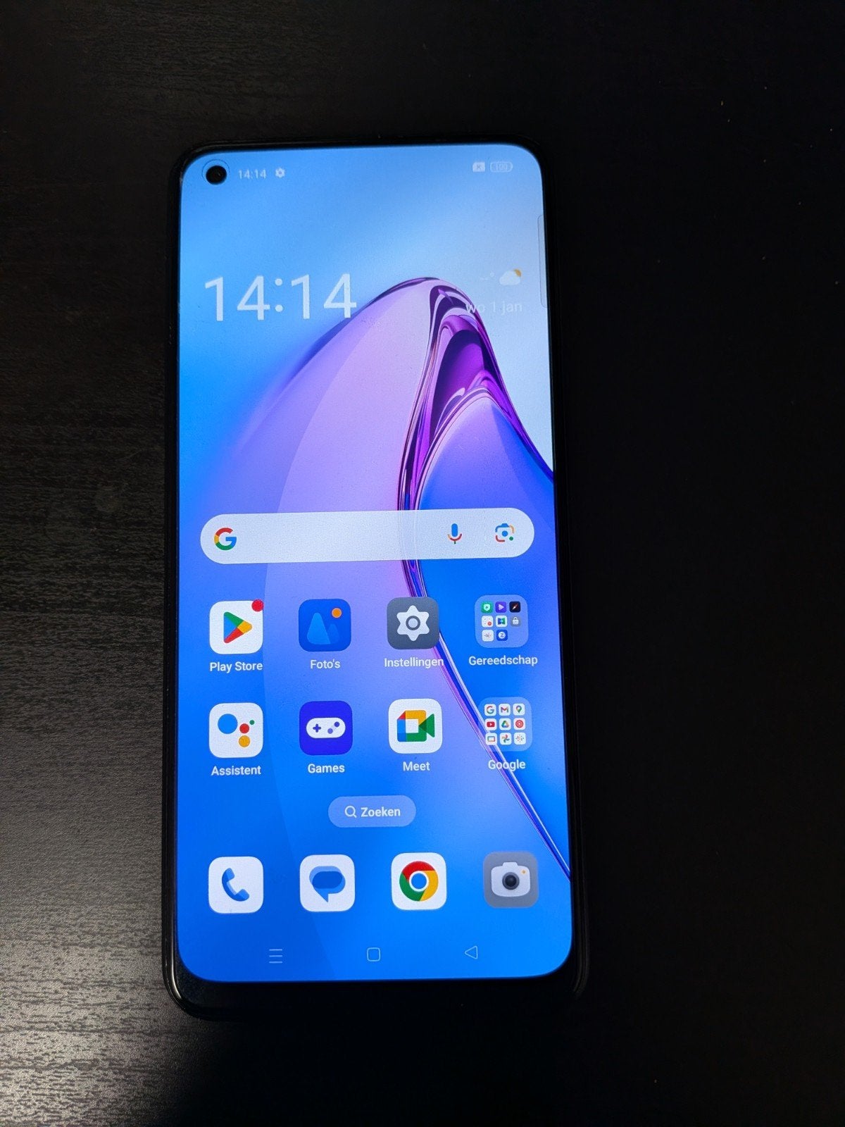 OPPO Reno8 5G - 256GB - 8GBram Zwart android, Ophalen, Overige modellen, Zo goed als nieuw, Zonder simlock