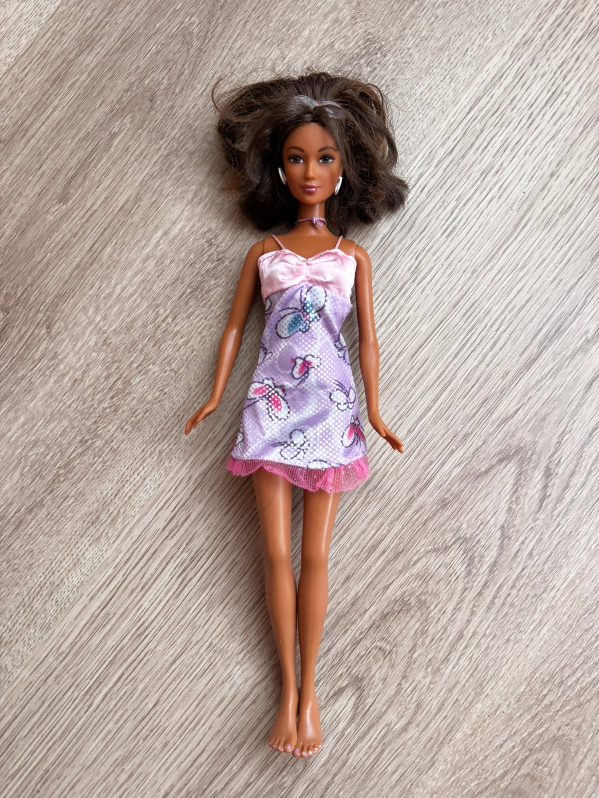 Barbie lea girl mattel, Ophalen of Verzenden, Zo goed als nieuw, Barbie