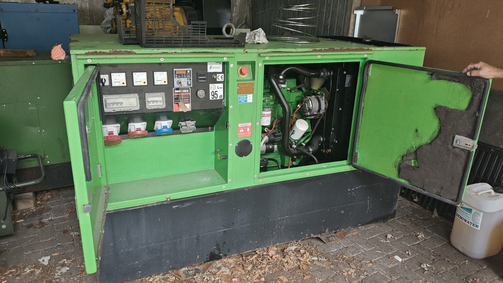 John Deere 44 kVA Stamford Generator  aggregaat defect, Ophalen