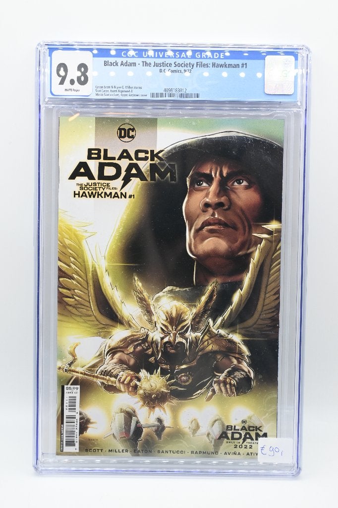 Black Adam - The Justice Society Files: Hawkman #1 CGC 9.8, Boeken, Amerika, Cavan Scott & Bryan Q. Miller, Ophalen of Verzenden