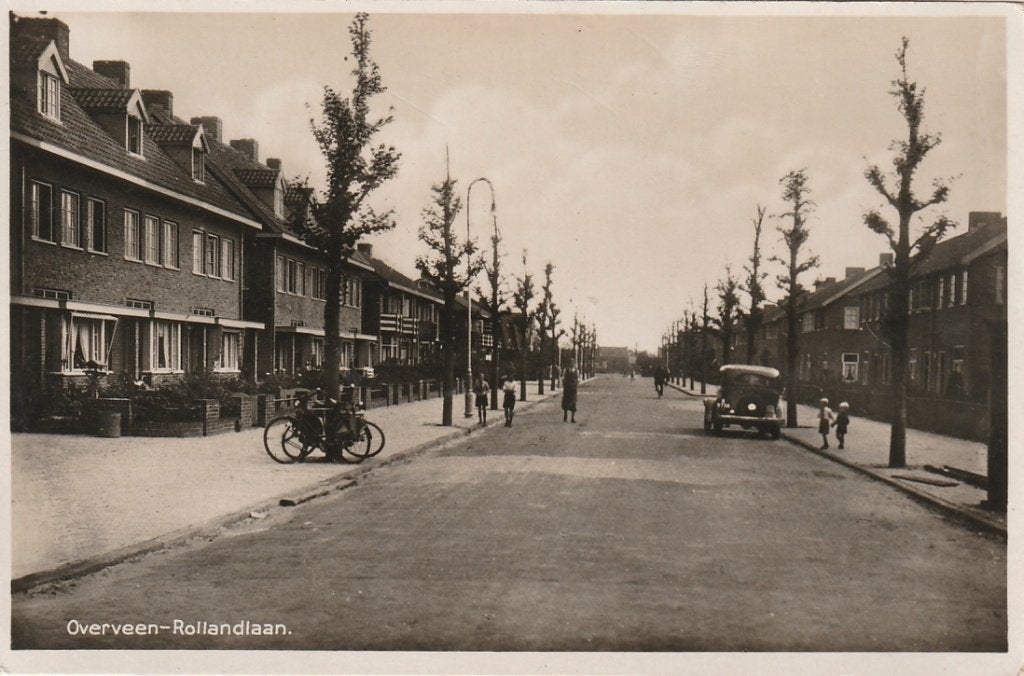 Overveen Rollandlaan, Ophalen of Verzenden, 1920 tot 1940, Ongelopen, Noord-Holland