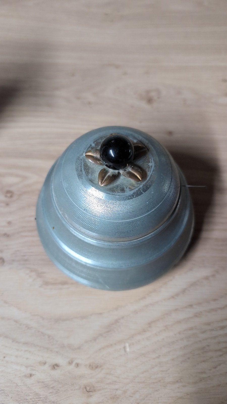 Vintage Muziekdoos Poederdoos met Spiegel, Ophalen of Verzenden