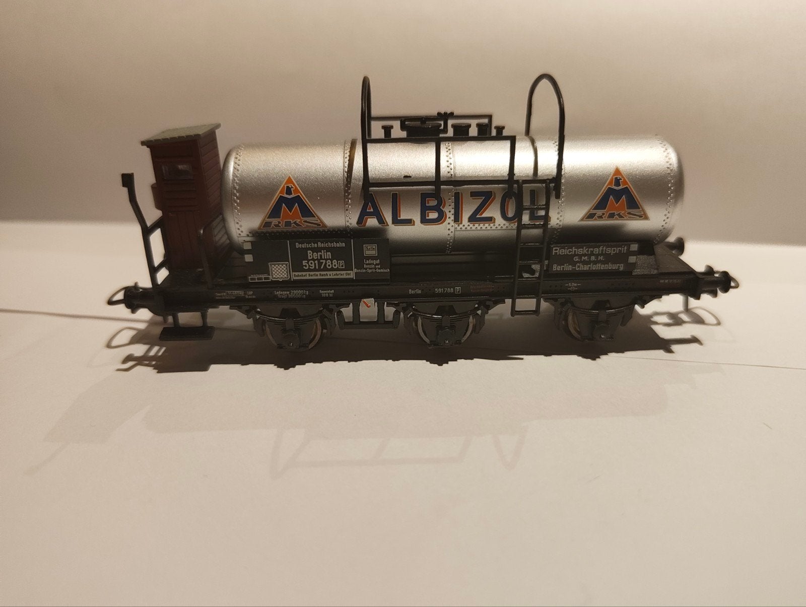 Liliput Duitse ketelwagen "Albizol" van DRG zeer goede staat, Gelijkstroom, Wagon, Ophalen of Verzenden, Zo goed als nieuw