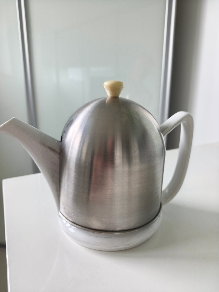 Originele Bredemeijer koffiepot, Gebruikt, Vintage, Ophalen of Verzenden, Theepot