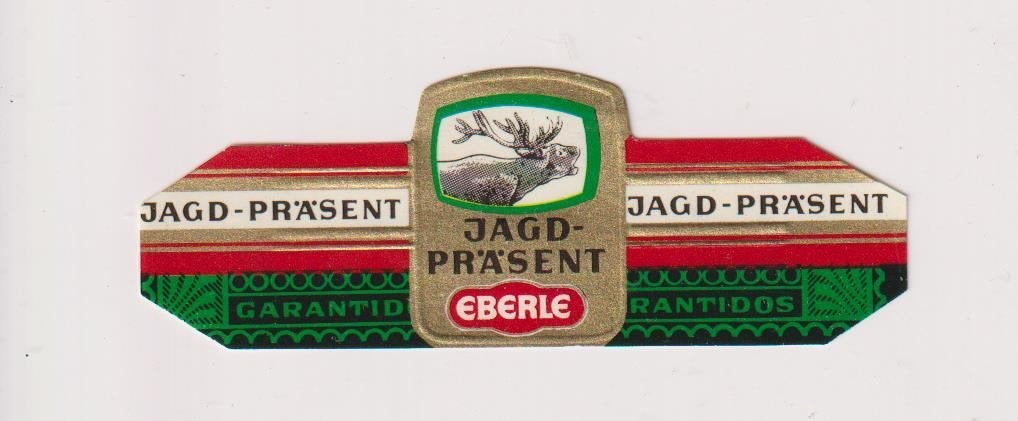 sigarenbanden - EBERLE, Ophalen of Verzenden, Zo goed als nieuw, Sigarenbandjes