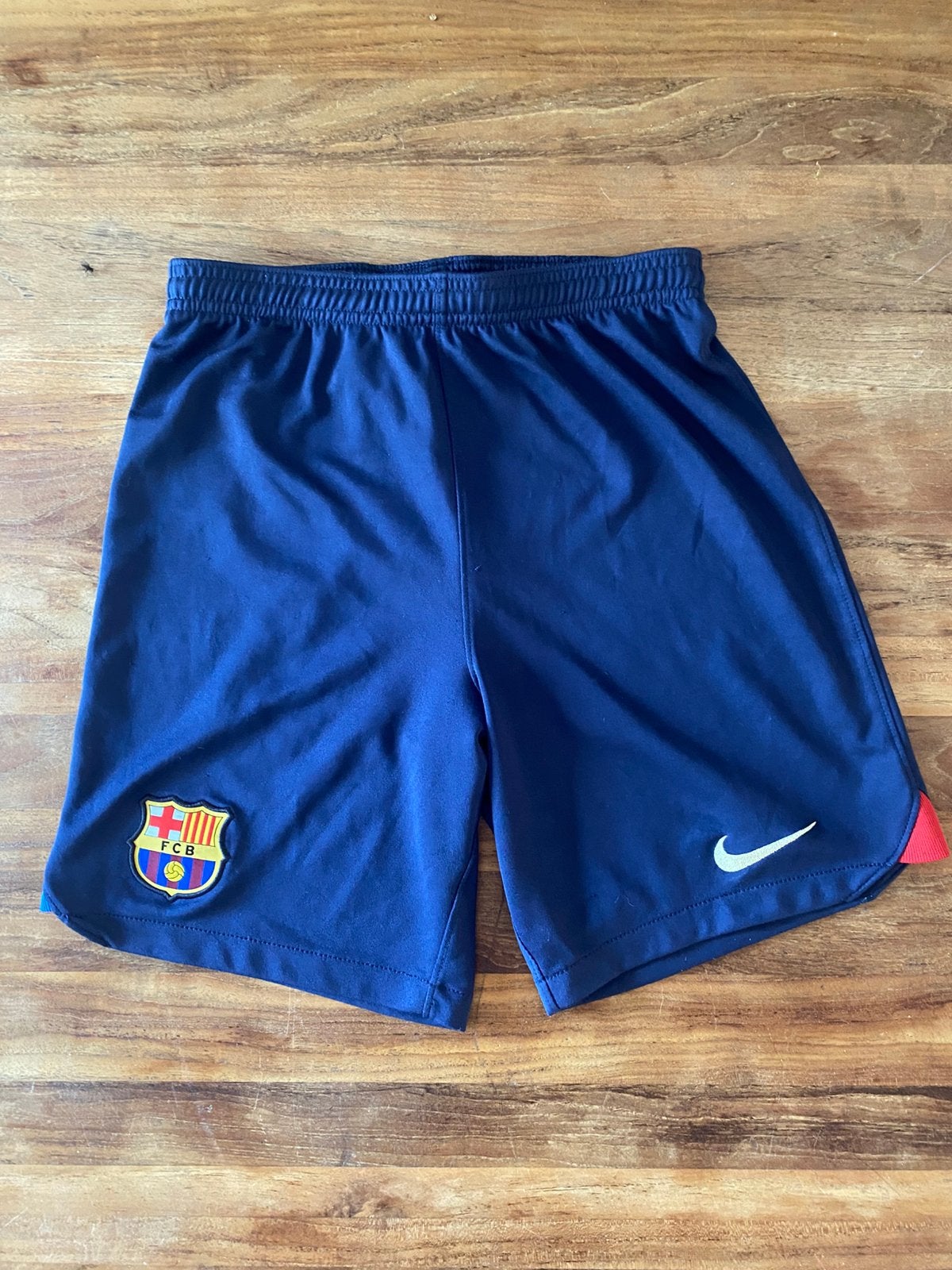 FC Barcelona short maat 152, Maat XS of kleiner, Ophalen of Verzenden, Zo goed als nieuw, Broek