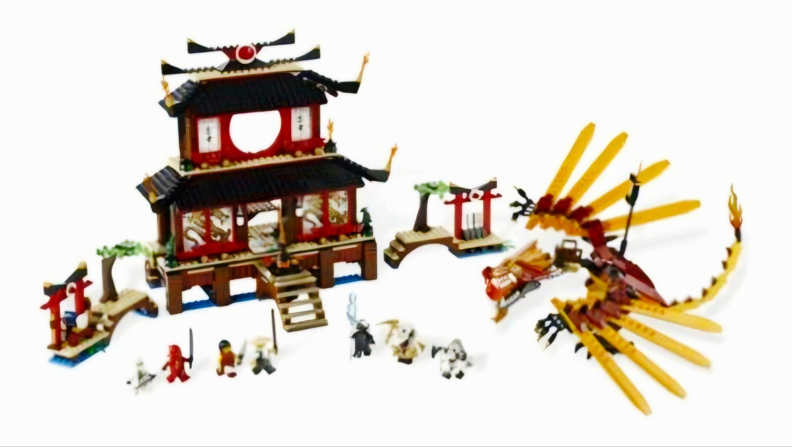 LEGO Ninjago: Fire Temple (2507), Gebruikt, Lego, Ophalen of Verzenden, Compleet