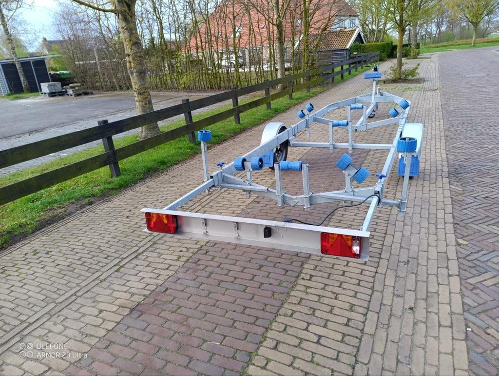 Tth trailer lang frame ook andere trailers beschikbaar, Minder dan 1500 kg, Gebruikt, Overige typen, Kantelbaar