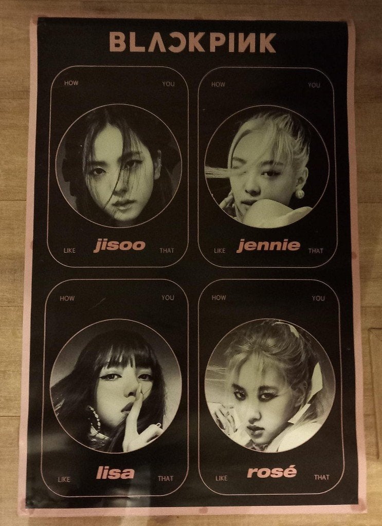 Blackpink poster, Ophalen of Verzenden, Zo goed als nieuw, Foto of Poster, 75 – 100