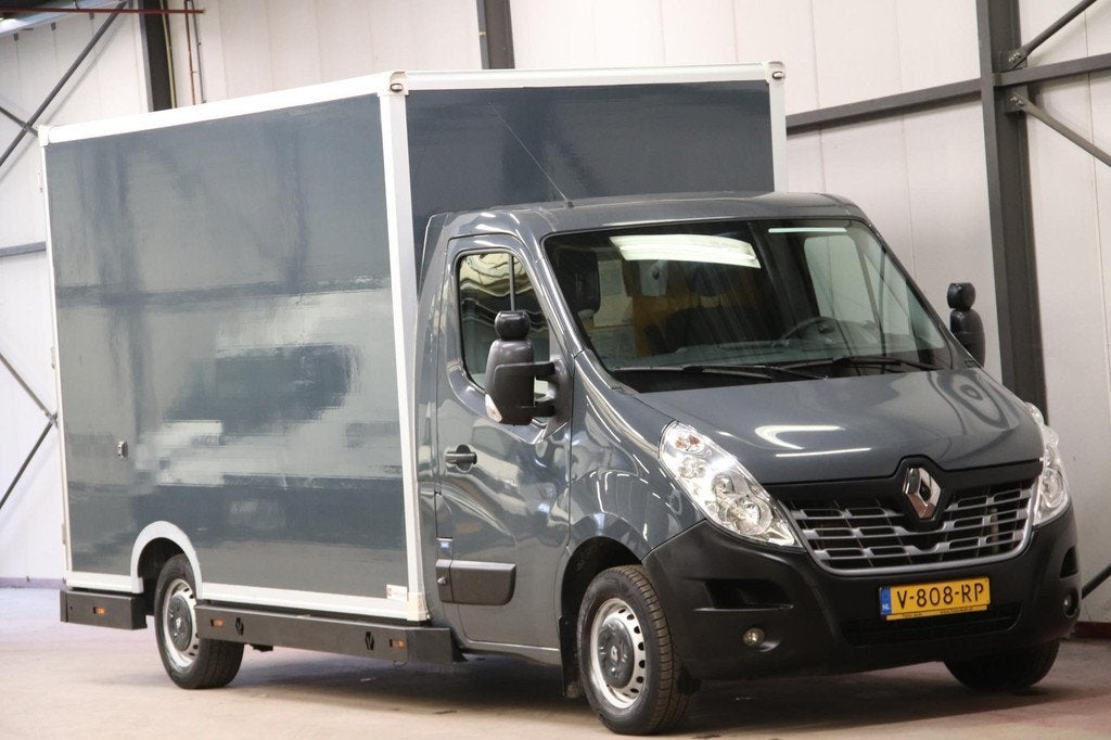 Renault Master 170PK AUTOMAAT LOWLINER VERKOOPWAGEN FOODTRUC, Stof, Gebruikt, Euro 6, 4 cilinders