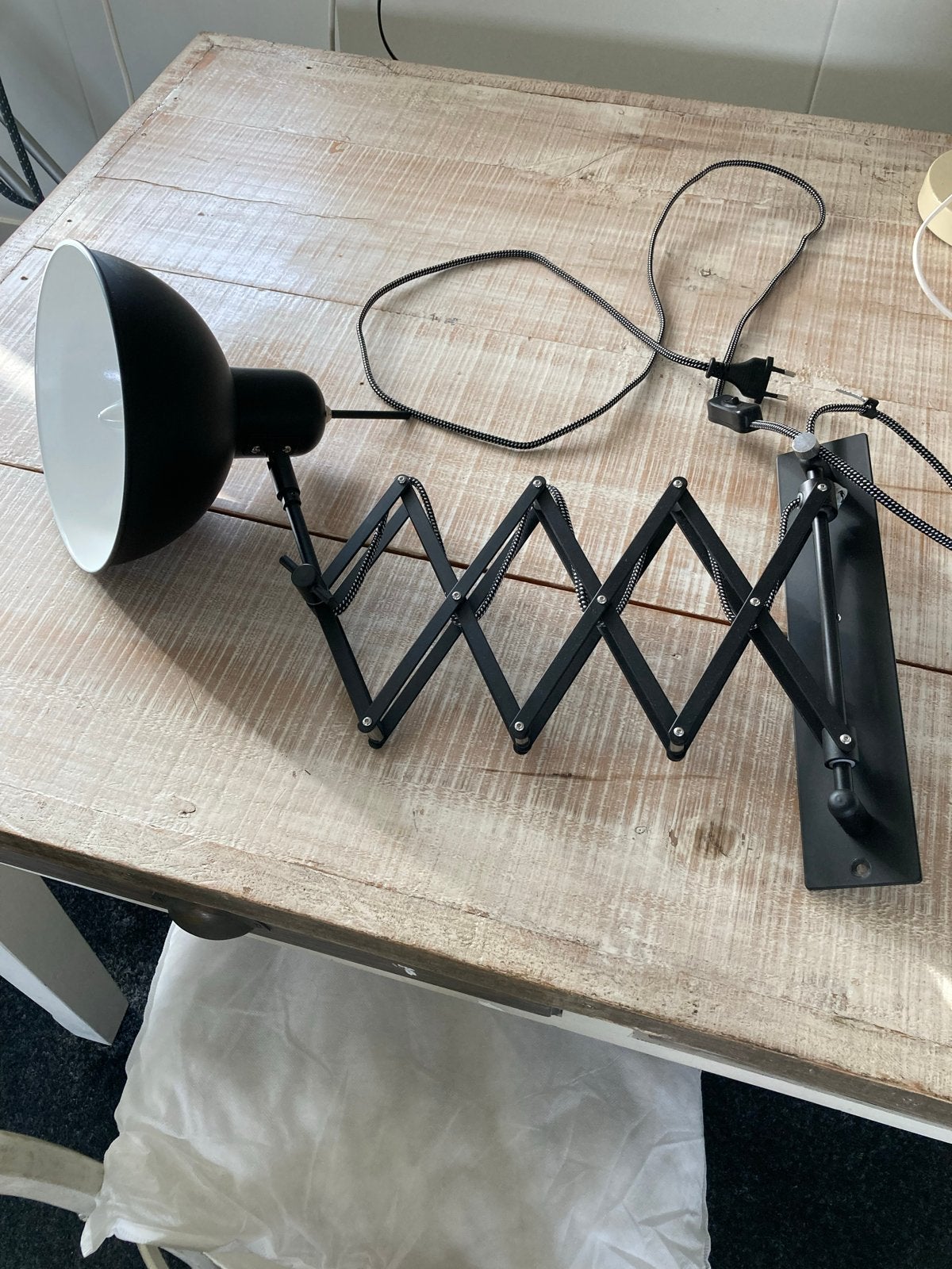 Zwarte uitschuifbare wandlamp - It's About RoMi Citylights, Zwart, Overige merken, Dimbaar, Metaal