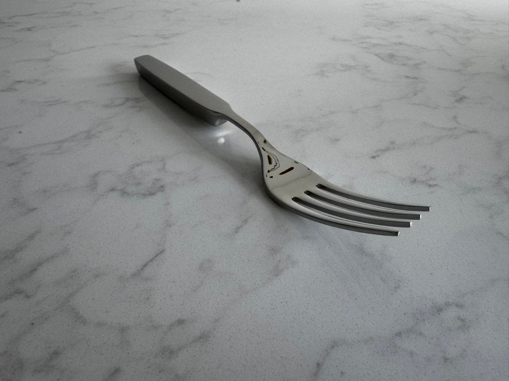 Alessi Strelka dessert vorken design Marc Newson, Dessertvork, Alessi, Los bestek, Nieuw