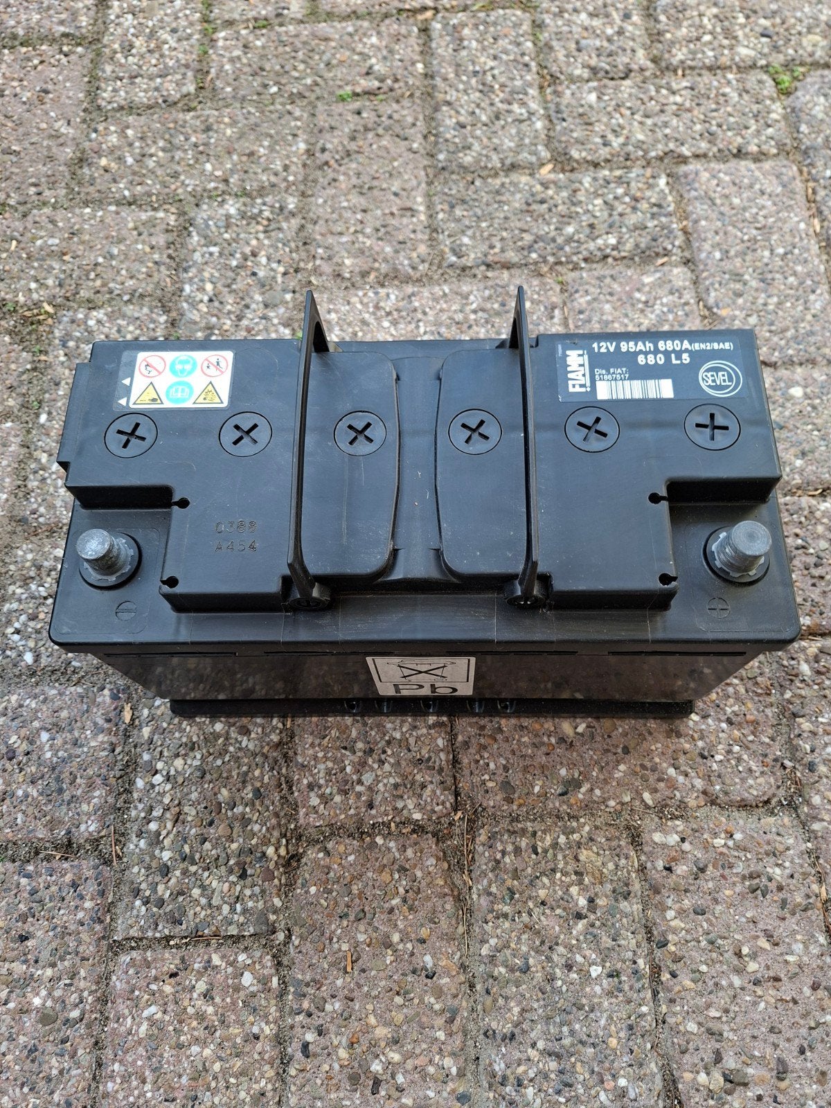 Goede accu 12 volt 95 Amp.. Startaccu, Auto-onderdelen, Gebruikt, Peugeot