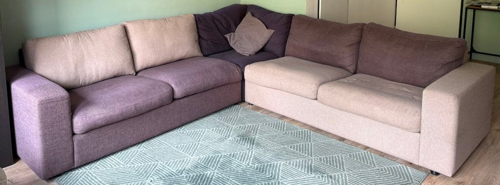 Bank, Ophalen, 250 tot 300 cm, Gebruikt, Hoekbank