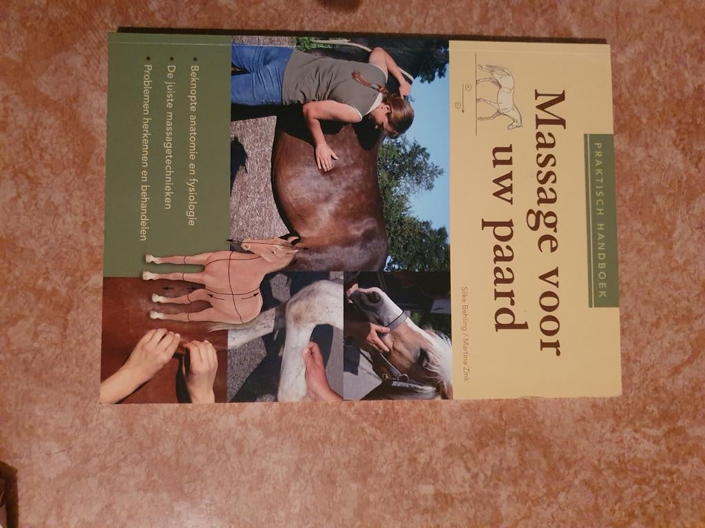 Boek over paarden massage : duidelijke uitleg met foto's, Ophalen of Verzenden, Gelezen