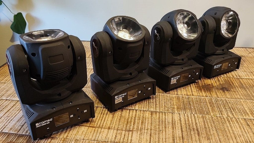 Cameo Nanobeam 600, Ophalen, Zo goed als nieuw, Licht, Geluidgestuurd