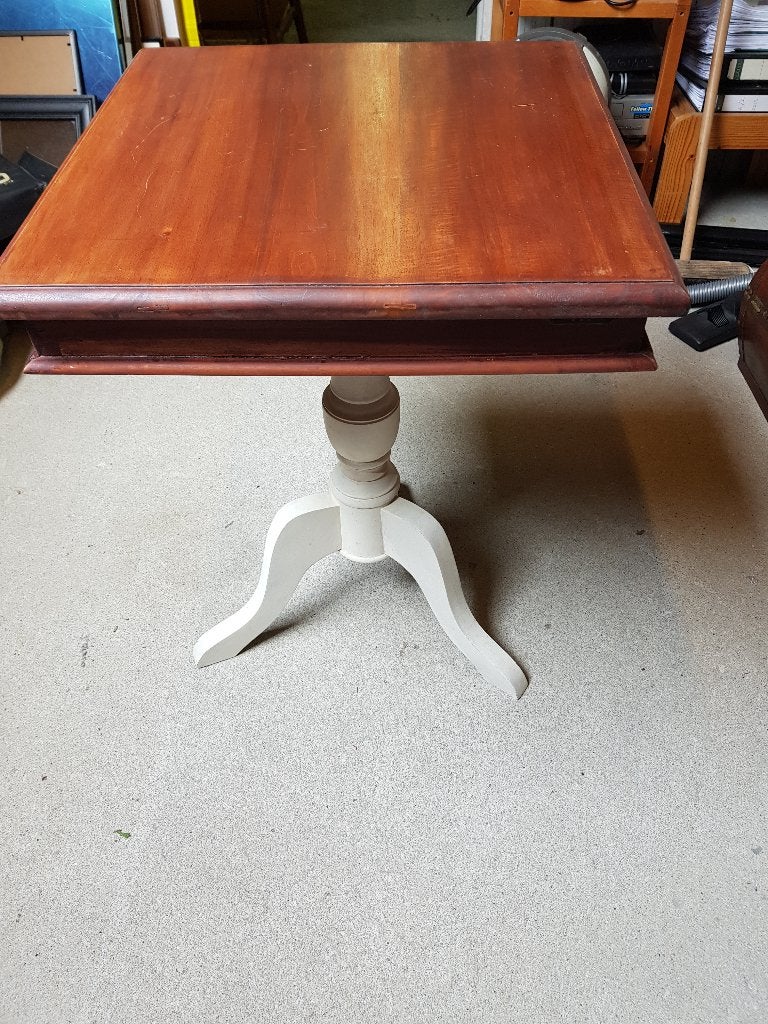 HS. Collection bijzettafel - Houten salontafel, Huis en Inrichting, Gebruikt, Klassiek, Vierkant, 55 tot 75 cm
