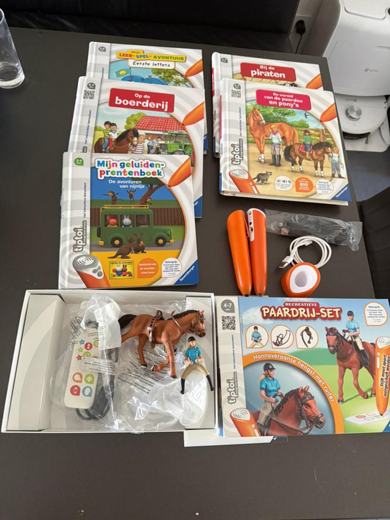 Tiptoi grote set, Ophalen of Verzenden, Zo goed als nieuw