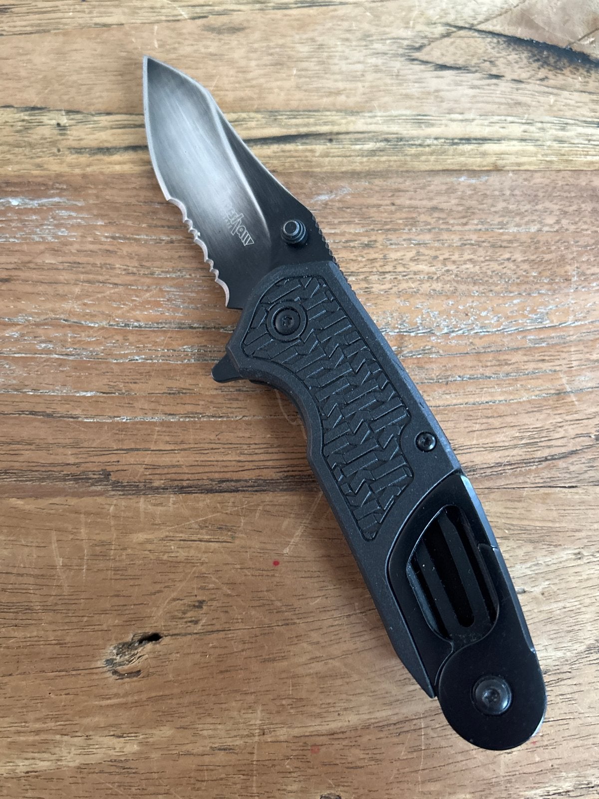 Kershaw Brawler 1990 zakmes - Zo goed als nieuw, Ophalen of Verzenden, Gebruikt, Snijgereedschap, Overige merken