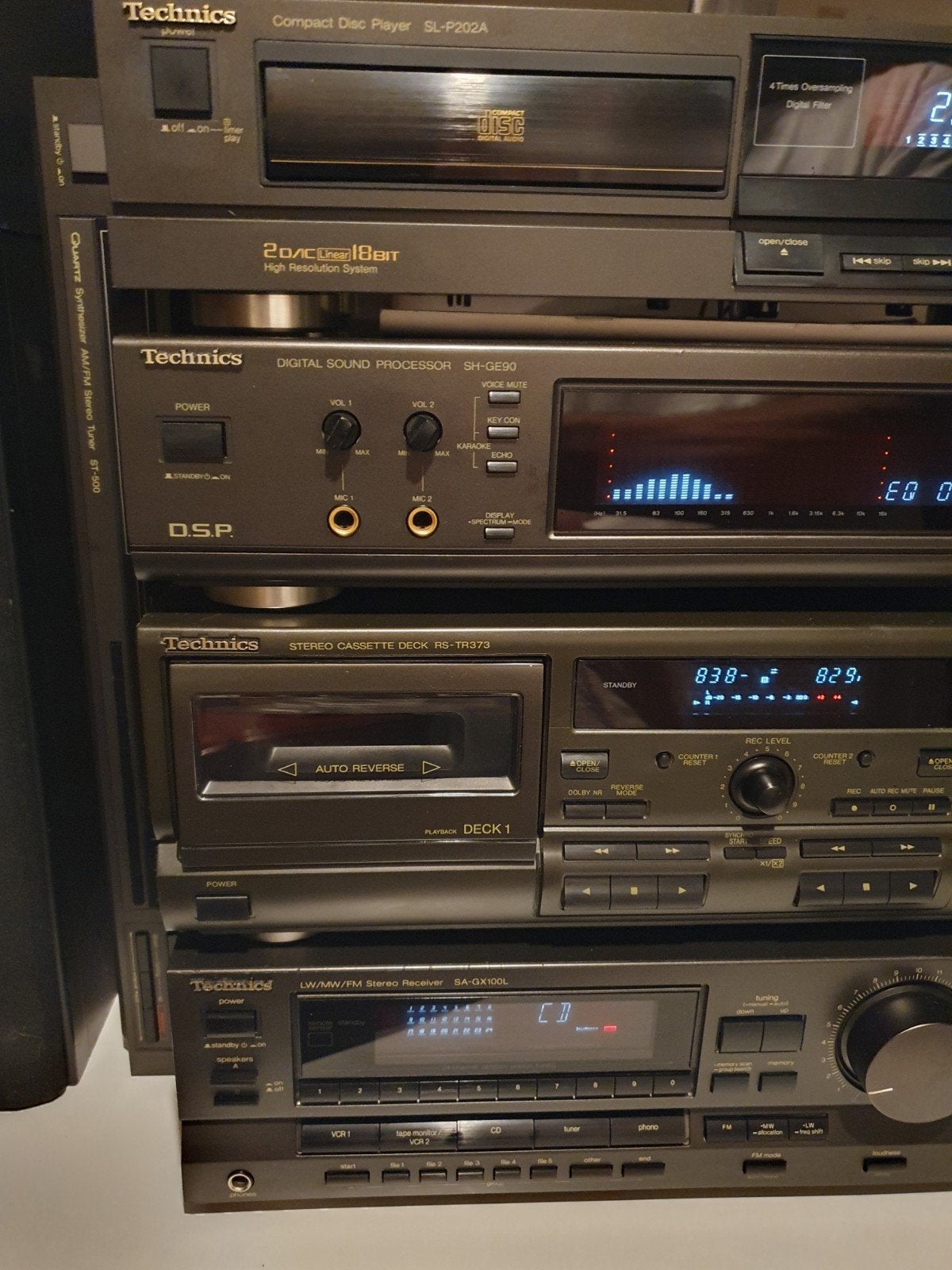 Technics Hifi Set: CD, DSP, Cassette, Tuner/Receiver, Ophalen, Gebruikt, Cassettedeck, Losse componenten