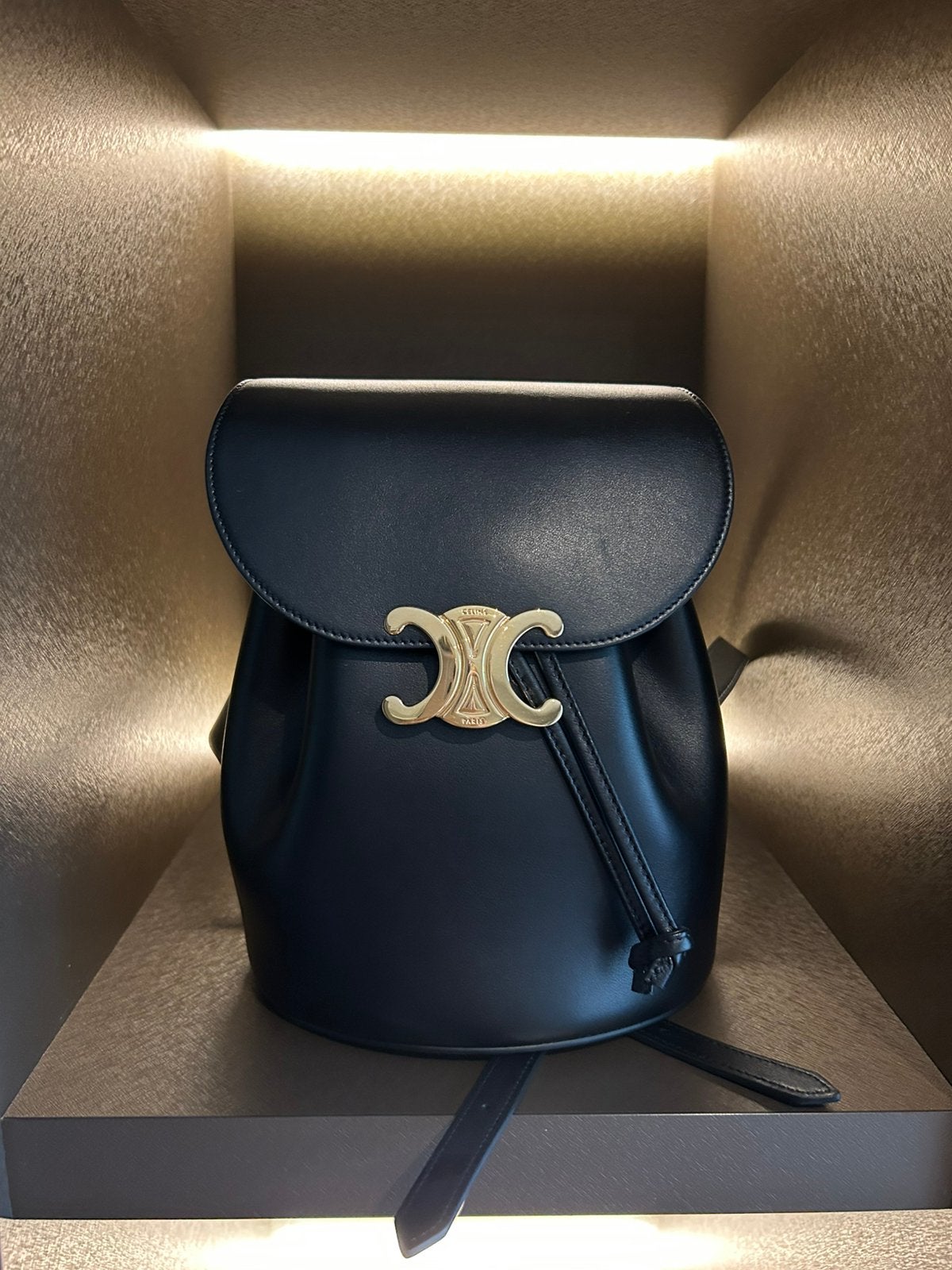 Backpack Celiné Bonnie, Ophalen, Zo goed als nieuw, Zwart, Overige typen