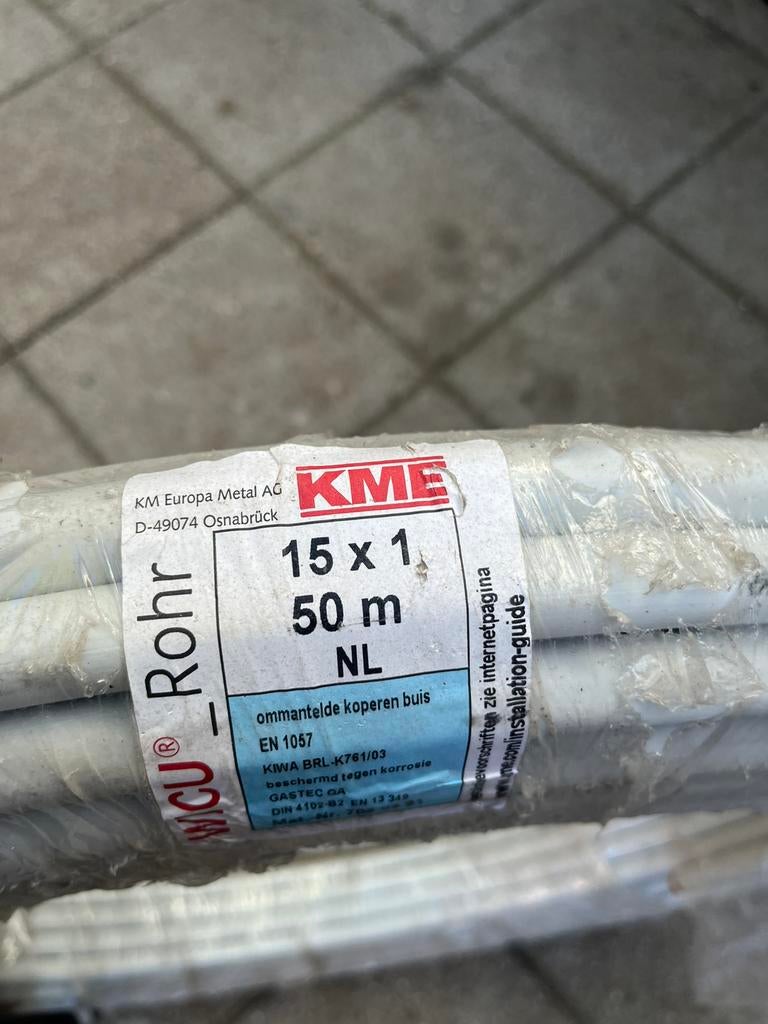 Wicu koper buis, Doe-het-zelf en Verbouw, Buizen en Afvoer, Overige materialen, 6 meter of meer, Overige typen, Nieuw