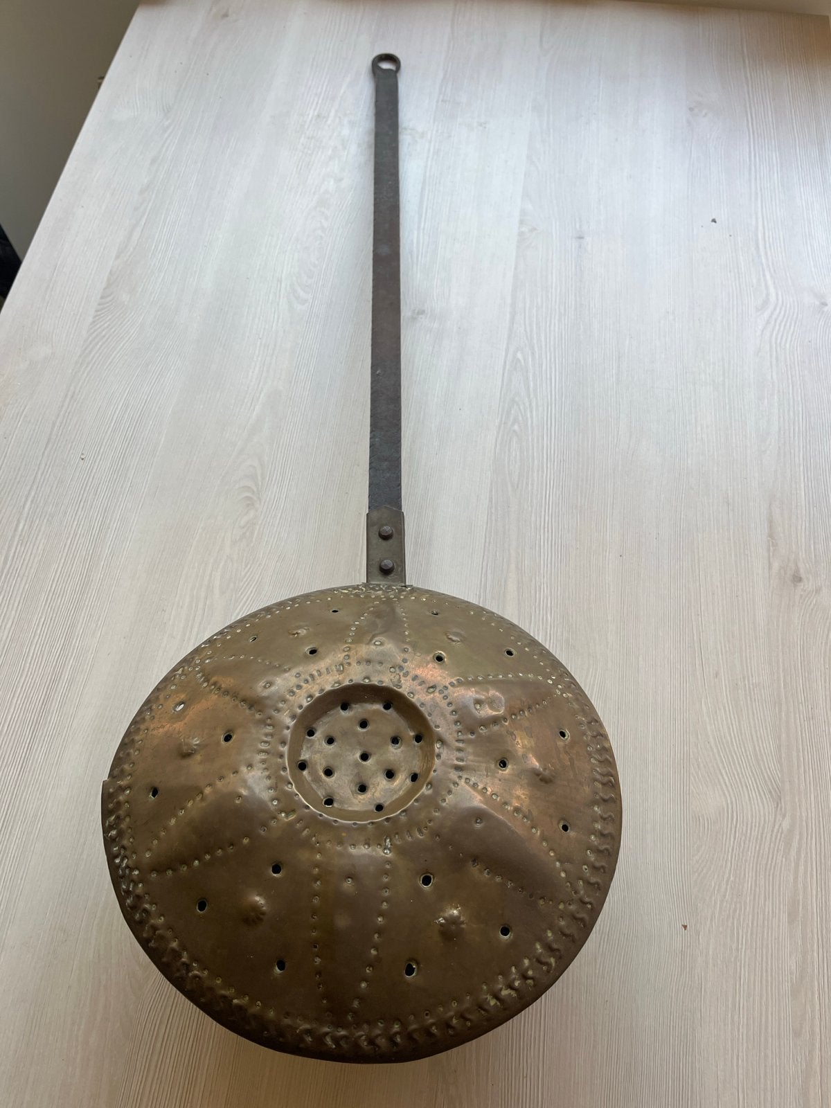 Antieke Koperen Beddenpan, Ophalen, Koper