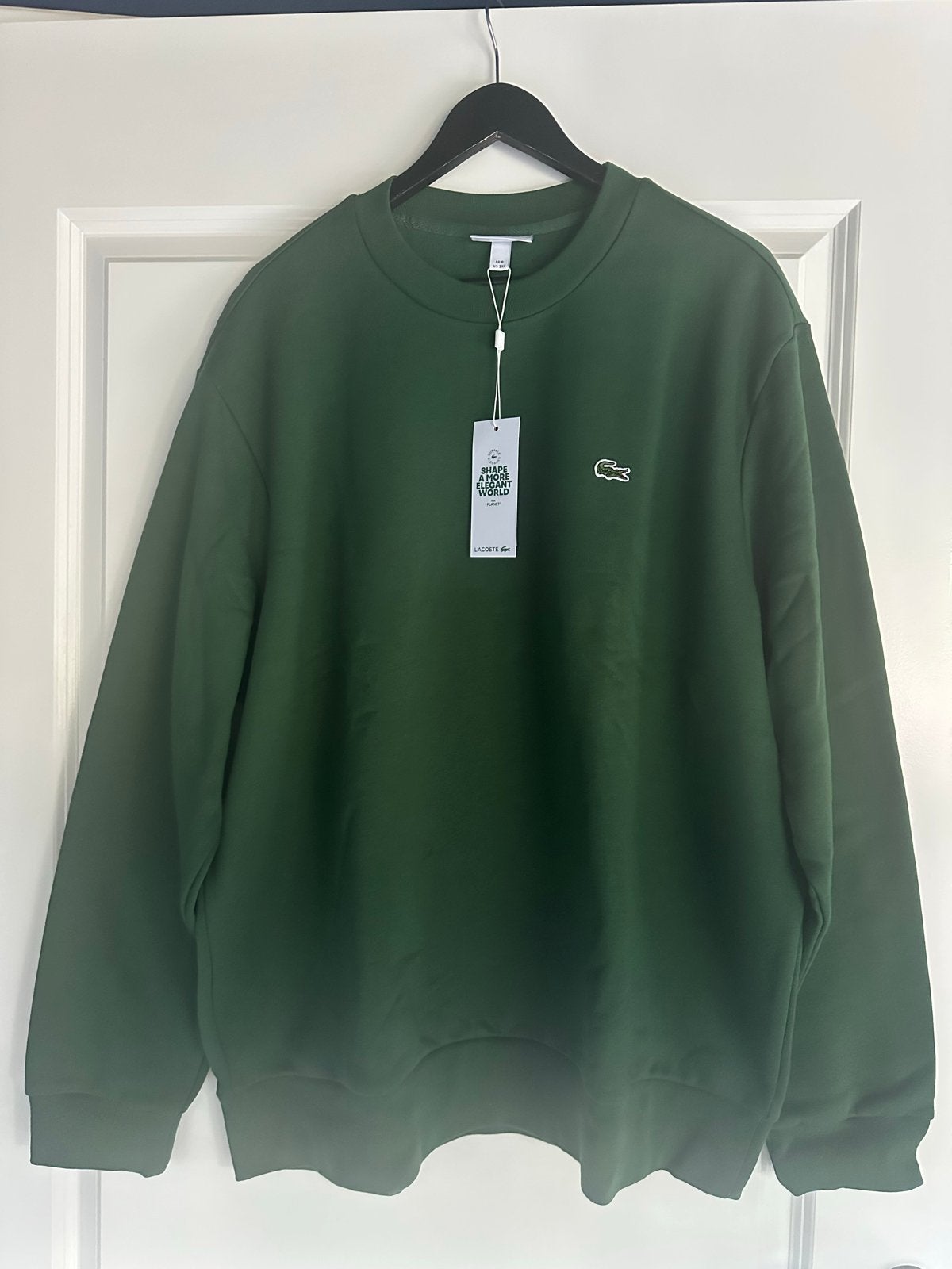Nieuwe originele Lacoste sweater - Donkergroen (3XL), Ophalen of Verzenden, Nieuw, Overige maten, Groen