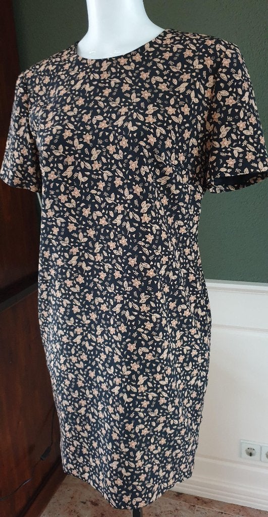 Talbots mooie zwarte jurk jurkje mt M 38 40, Verzenden, Zwart, Zo goed als nieuw, Knielengte
