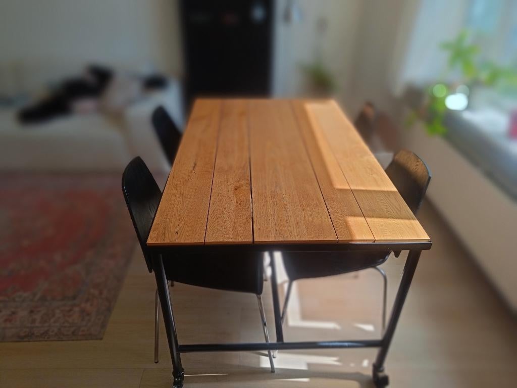 Eettafel IKEA, Huis en Inrichting, Tafels | Eettafels, Ophalen, Gebruikt, Vier personen, Rechthoekig