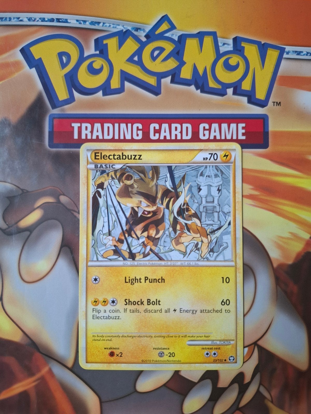 electabuzz 33/102 Heartgold&Soulsilver Triumphant pokemon, Hobby en Vrije tijd, Verzamelkaartspellen | Pokémon, Ophalen of Verzenden