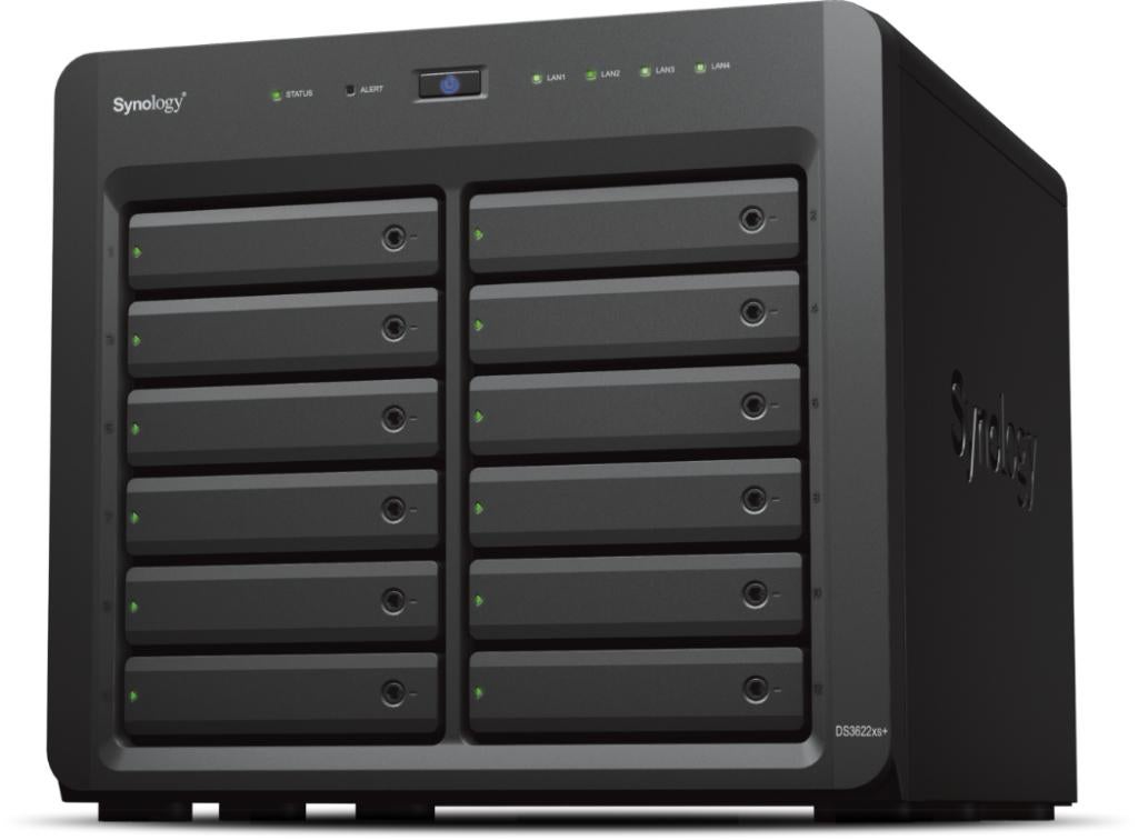 Synology DS3622XS+ met 12 x 16TB Synology HAT5300-16T HDD, Synology, Ophalen of Verzenden, Synology Nederland, Gebruikt