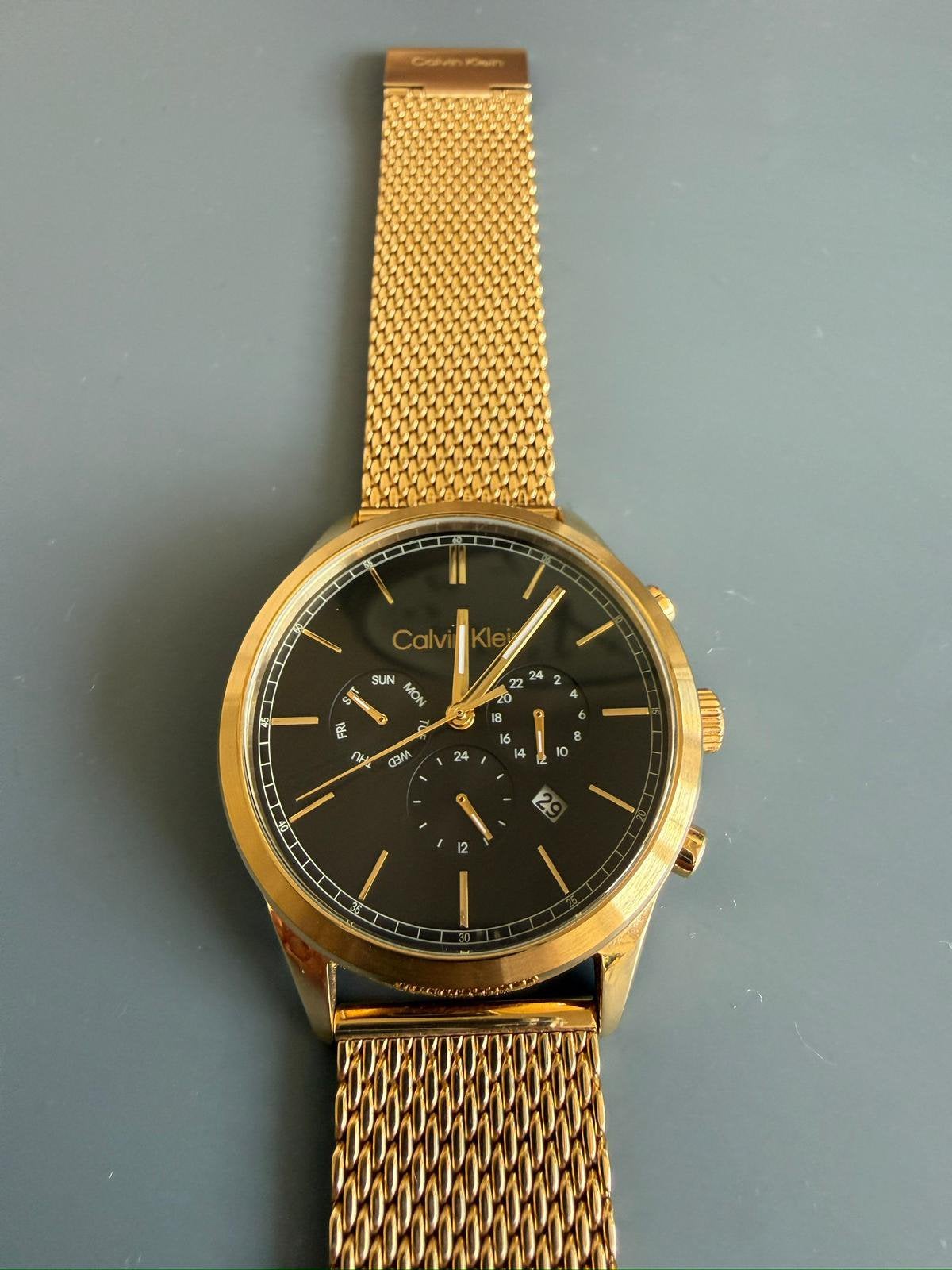 Calvin Klein Infinity hm ml gp, Ophalen of Verzenden, Zo goed als nieuw, Staal, Overige merken