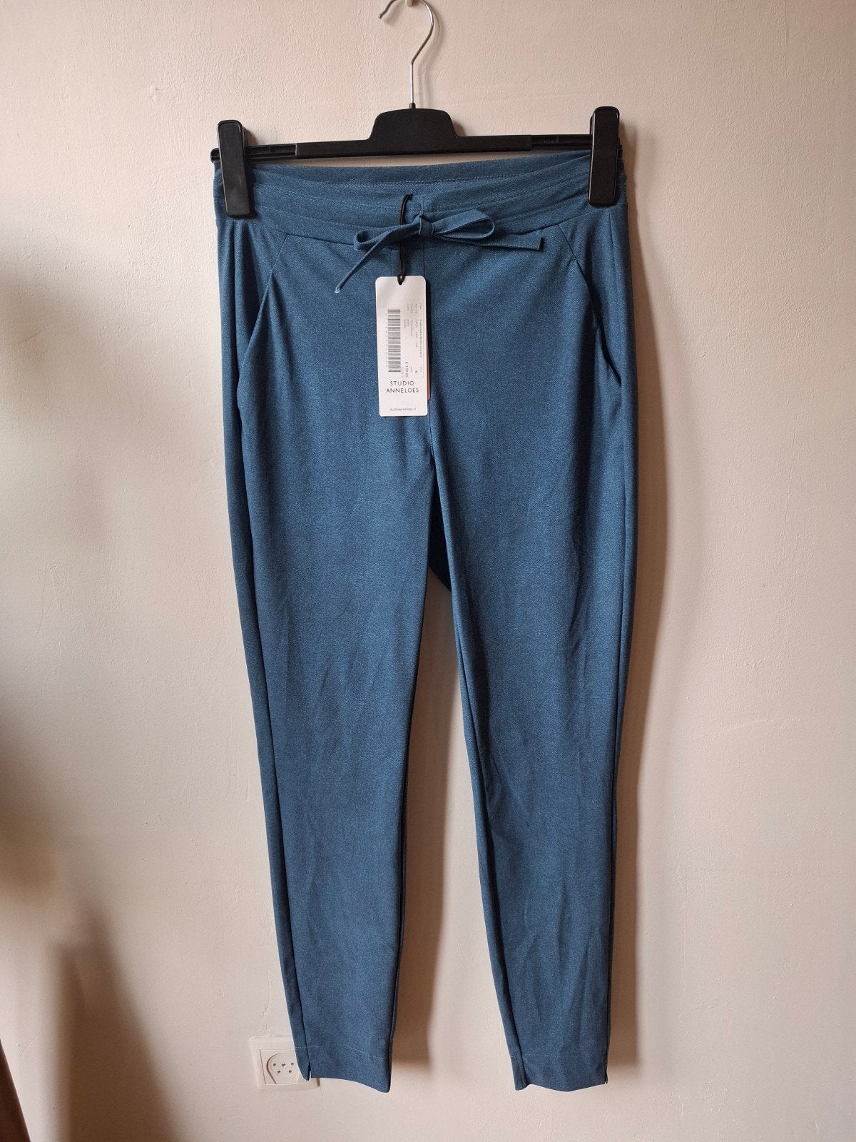 Studio Anneloes Downstairs Denim Broek Maat M/38, Maat 38/40 (M), Studio Anneloes, Blauw, Nieuw