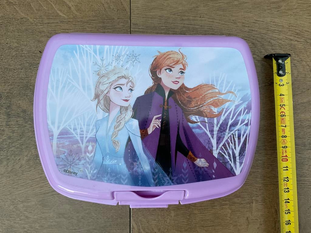 Nieuwe zgan Disney Frozen Elsa en Anna broodtrommel, Verzamelen, Ophalen, Overige figuren, Nieuw, Servies